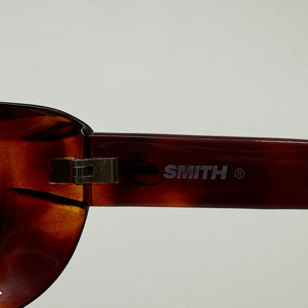 Smith Nice Doggie Sunglasses Womens Tortoise Brown Vintage Lens Wrap Oval